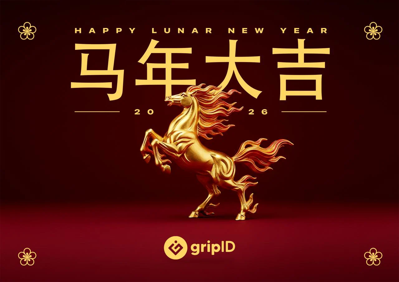 Happy Lunar New Year greeting from GripID