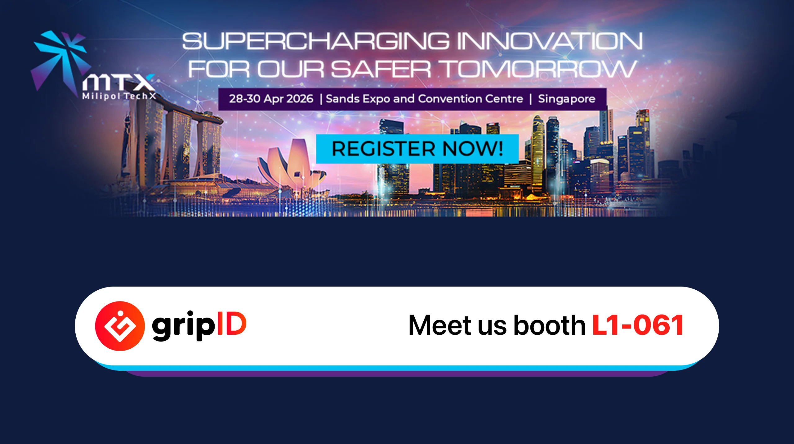 GripID at Milipol Tech X 2026